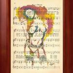 Nude - Print Of My Original Painting On A Page Of..