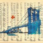Brooklyn - Print Of My Original Painting On A Page..